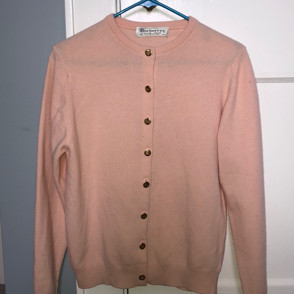 Burberry’s Pink Cardigan